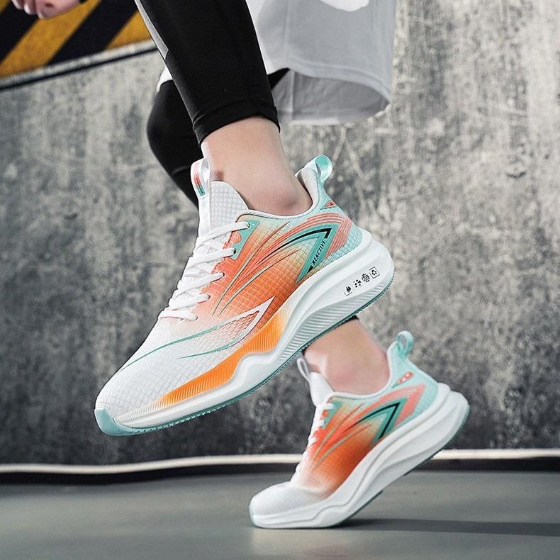 Мужская обувь больших размеров 2025 новая повседневная обувь дышащая легкая роскошная модная универсальная обувь студенческая сдача нормативов по физкультуре беговая спортивная обувь