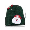 Mens Winter Beanie Christmas Beanie Winter Hat Santa Claus Winter Ski Hat Bow Bells Knitted Beanie Hat Warm For Christmas Party