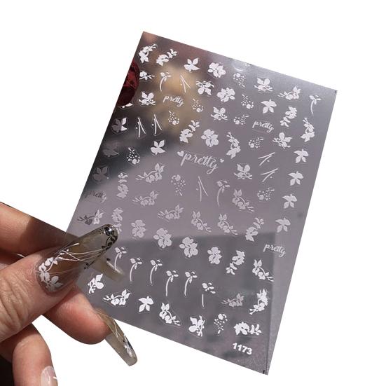 Нежная маникюрная наклейка с мягкой текстурой, 5 стилей, устойчивая к пятнам