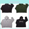 Letter Hoodie With Waterwashed Effect For Teen Casual Wear