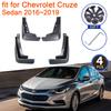 Брызговики для Chevrolet Cruze Седан 2016 2017 2018  Защитные щитки Брызговики Крыло Передние Задние Колеса 4X Автомобильные Аксессуары