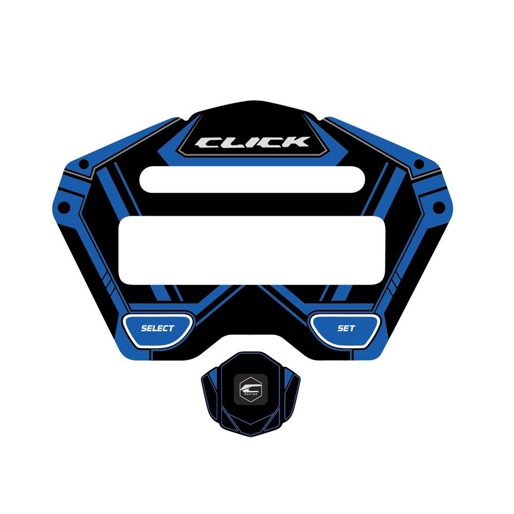 2 шт./компл. декоративные светоотражающие наклейки на приборную панель мотоцикла, наклейки на аксессуары для мотоциклов для Honda Click 125i V2 CLICK 125 i v2 CLICK150