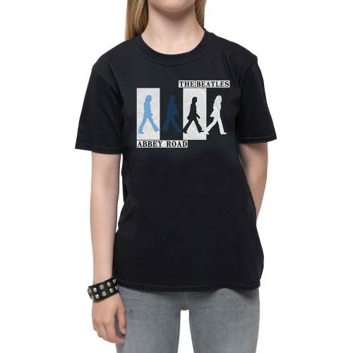 The Beatles Childrens/Kids Colours Crossing Abbey Road T-Shirt
