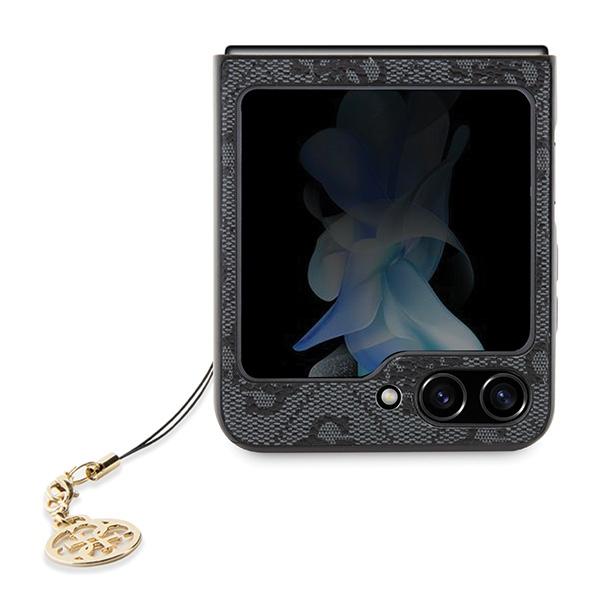 Guess Guhczf5Gf4Ggr F731 Z Flip5 Szary/Grey Hardcase 4G Charms Collection