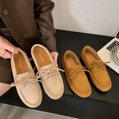 Ретро туфли Doudou из коровьей кожи на мягкой подошве, женские весенние новые из мягкой кожи, туфли-лодочки на плоской подошве