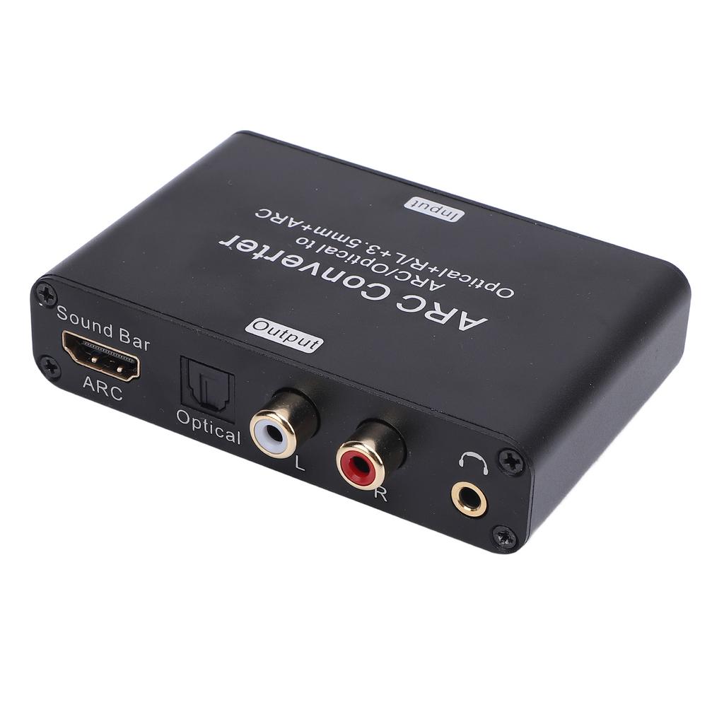 HD Multimedia Interface ARC Converter 192KHz DAC Digital To Analog Converter 3.5mm Jack for TV