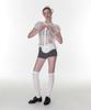 CRANK Sheer Pintuck Blouse_White