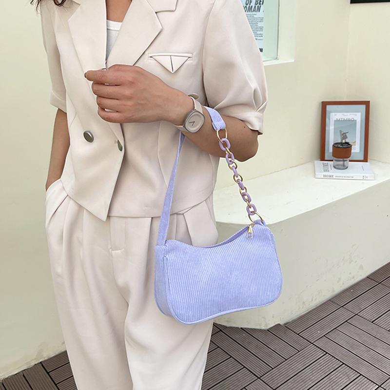 Версия литературной и художественной тканевой сумки, женская простая и повседневная бархатная сумка на плечо, однотонная мини-сумка через плечо, сумка