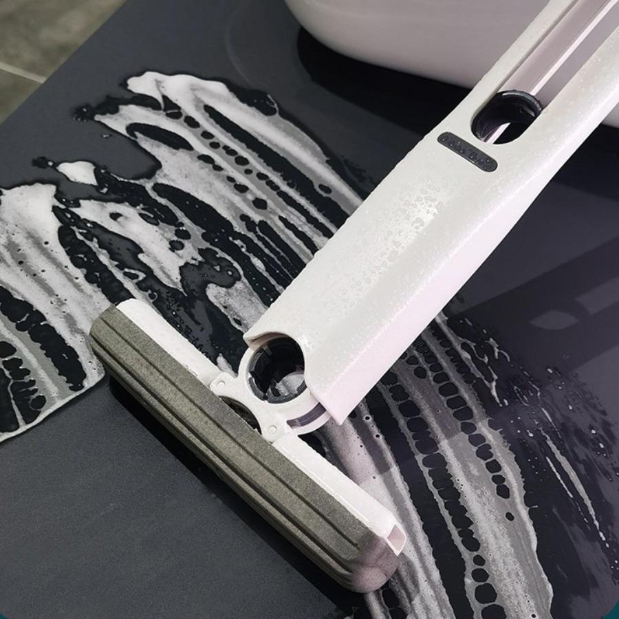 Powerful Squeeze Mini Mop Folding Home Cleaning Mops With Sponge Self-squeezing Floor Washing Mops Desk Window Car Clean Tools