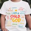 Boys "I AM A CHILD OF GOD" Graphic Crewneck Short Sleeve Tee