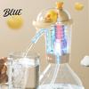 Universal Fit Water Bottle Dispenser USB Electric Pump for Bottles Cute Duck Drinking Automatic Dispenser Portable Jug Home Office Camping,