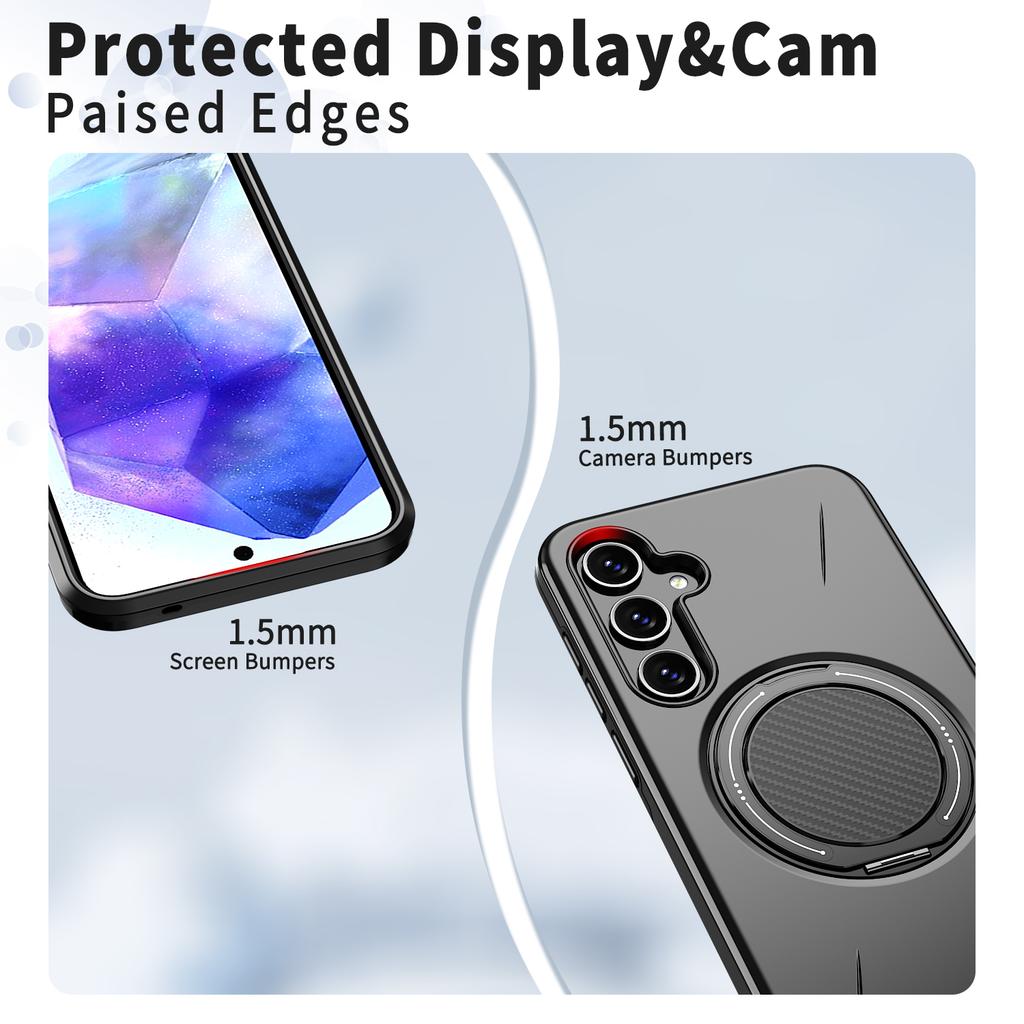 Чехол военного класса для Samsung Galaxy A17 5G S25 FE A16 A56 A36 A15 A26 A35 A55 A14 S25 Ultra S24 S23 Plus Защитный чехол