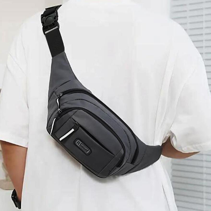 Легкая мужская спортивная поясная сумка на пояс, износостойкая сумка через плечо для путешествий, бега, походов, тренировок