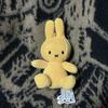 Kawaii Miffy Keychain Miffy Rabbit Doll Pendant Corduroy Little Rabbit Keychain Plush Cute Rabbit Figurine