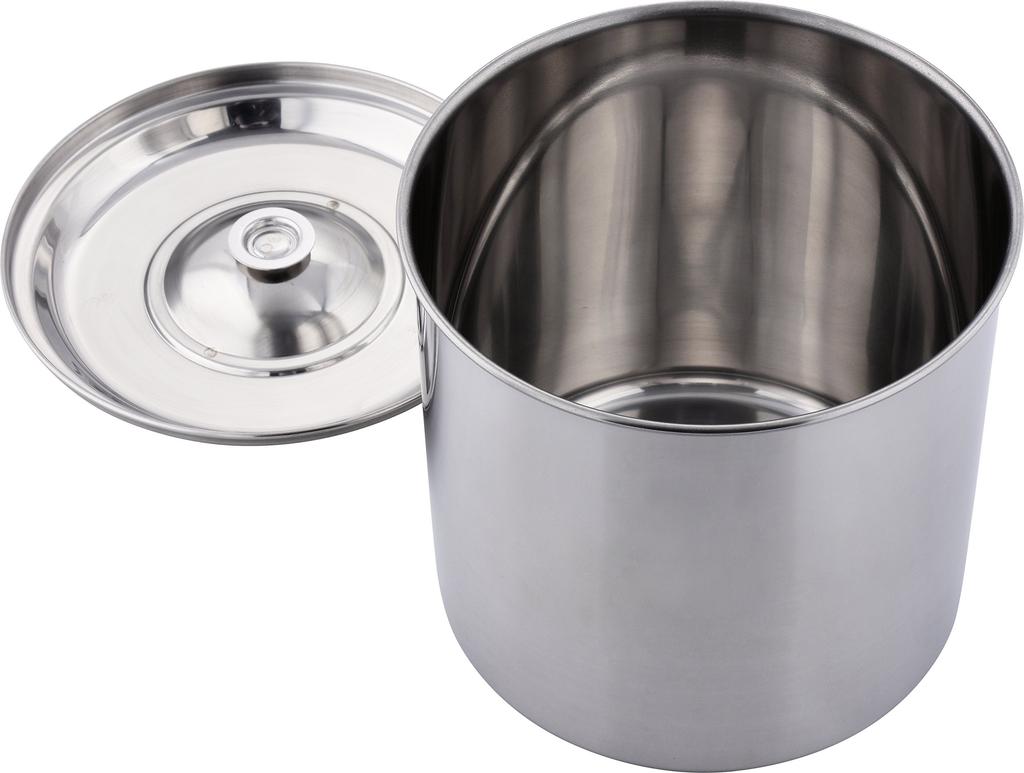 Wahei Freize Storage Container Kitchen Pot Ajido 14cm Round Deep Molybdenum Made in Japan 2.1L AD-292