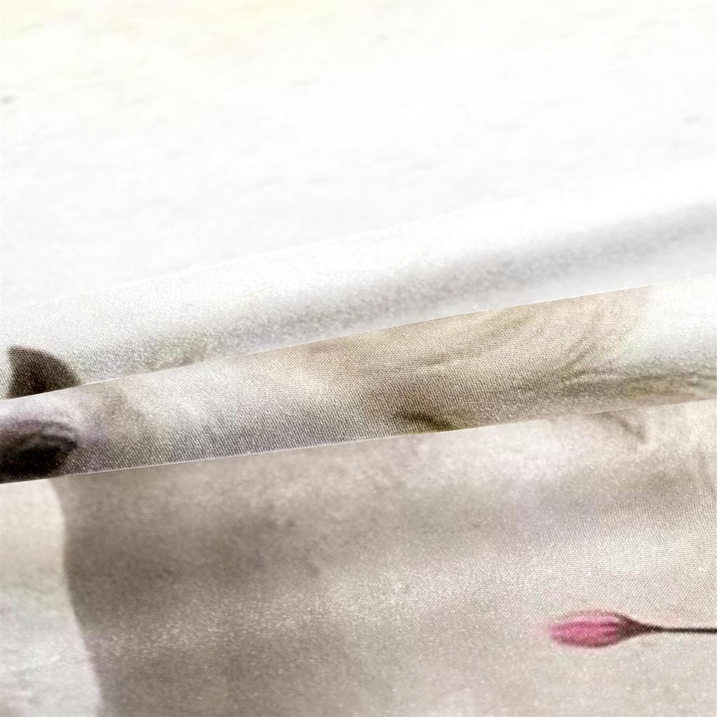 Лошадь Трехпредметный Цветок 3D Цифровая Печать Пододеяльник Простыня Наволочка Комплект Постельного Белья