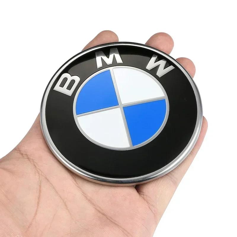 Для BMW E39 E46 E90 E30 E36 E60 G20 E87 E91 E92 1 2 3 4 5 Аксессуары 2 шт. ABS 74 мм 82 мм Логотип на передний капот Эмблема на крышку багажника