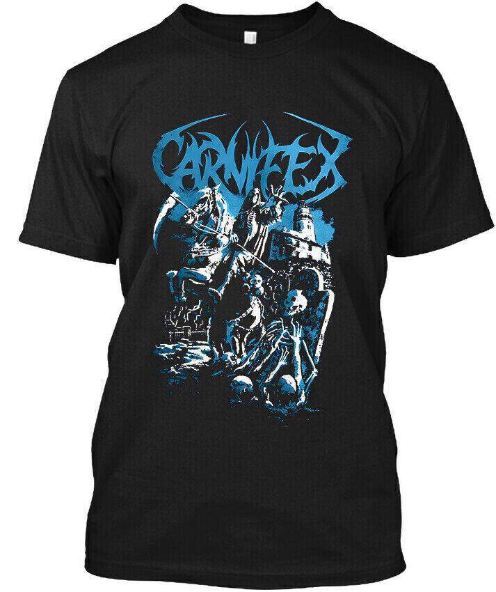 Хит продаж Carnifex Американская мужская черная футболка Размер S-5XL Унисекс футболка
