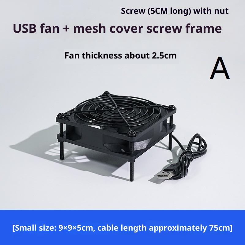 Wireless Silent Cooling Fan For Android Tv Box Router Pc Set Top Box Usb Power Mini Cooler