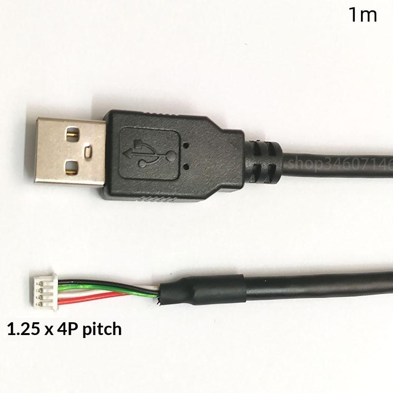 1 шт. USB 2.0 на MX1.25 Кабель с разъемом 30 см/50 см/1 м/1,5 м 4/5-контактный разъем для USB-камер Высококачественный и прочный USB A кабель