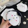 OysterPlush Cute Zipper Coin Wallet Soft Stuffed Bag for Casual Fashion Accessories