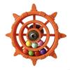 Bird Cage Toy Colorful Birds Steering Wheel For Parrots To Play And Explore Easy Installation