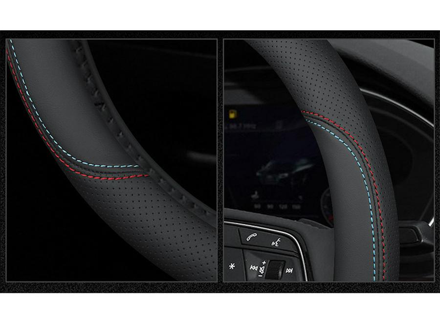 Подходит для Roewe RX5 Max, i6, i5, RX3, EI6, 350, 550, 750, 360 Чехол на руль из натуральной кожи