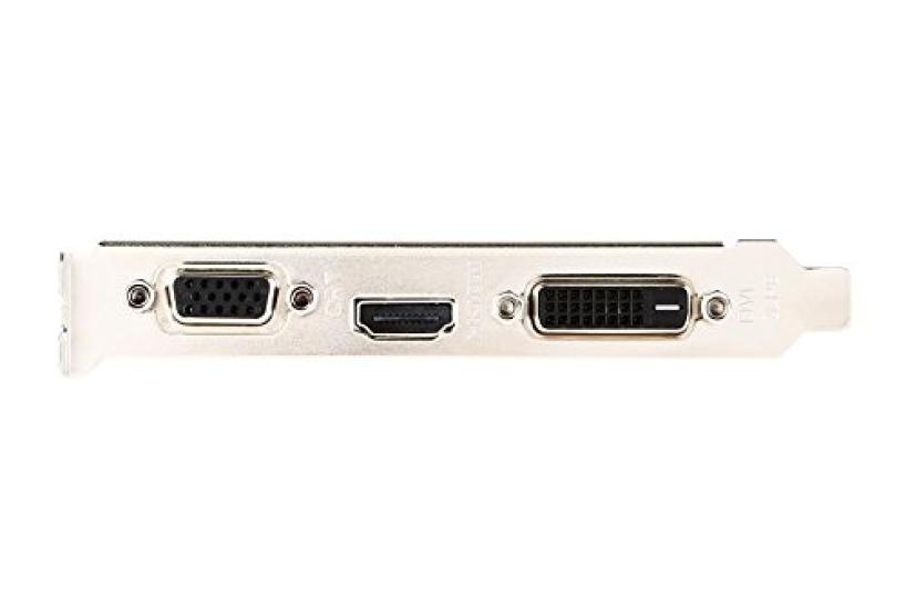 Безвентиляторная низкопрофильная видеокарта MSI GeForce GT 710 с 2 ГБ памяти GT 710 2GD3H LP