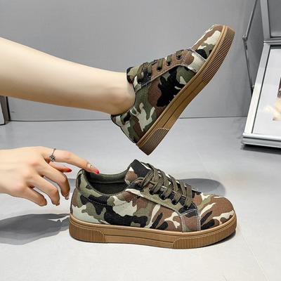 Модная женская вулканизированная обувь, парусиновая обувь, весна/осень, модный круглый носок, шнуровка, обувь для скалолазания, низкий верх, вулканизированная для женщин