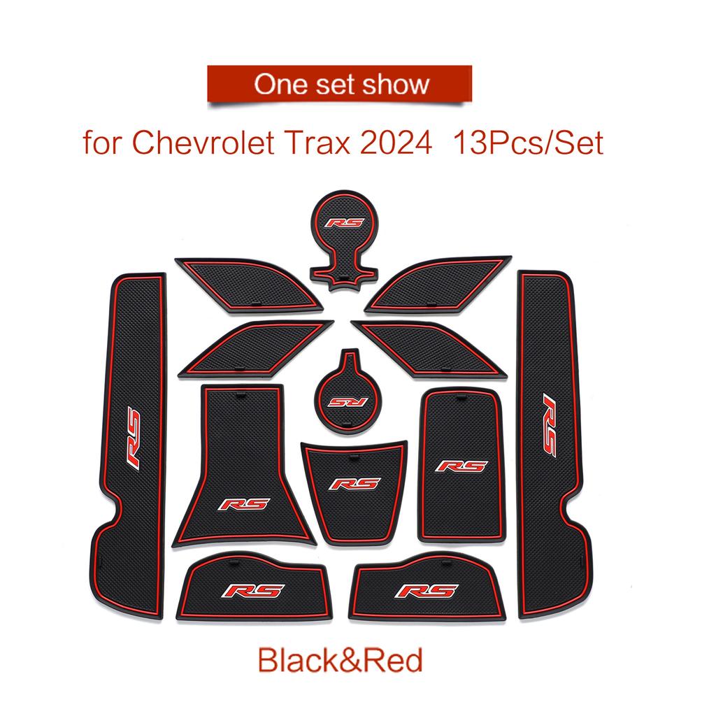 Для Шевроле Шевроле Тракс 2025 2025 RS Автомобильный коврик в слот ворот, Автоаксессуары для интерьера, Противоскользящая накладка в паз двери, Коврик в подстаканник