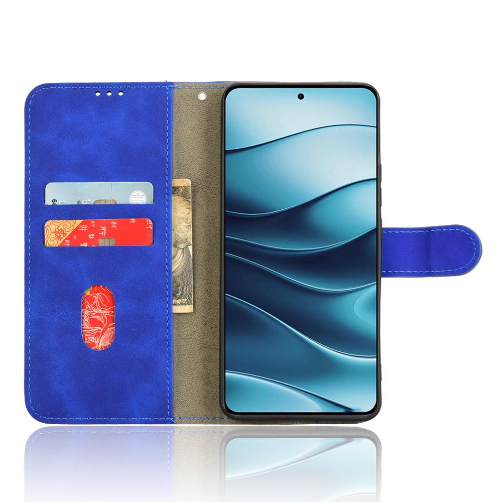 Для Xiaomi Redmi Note 14 4G (164,84мм) Чехол из натуральной кожи с защитой от падений, чехол-книжка для телефона.