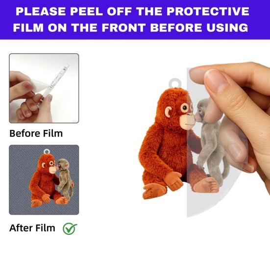 Keychain Pendant 2D Acrylic Long Arm Monkey Charm Key Chain Bag Wallet Charm Lightweight Backpack Accessories