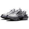 Li Ning Xuan Kong Slay Fabric Synthetic Leather Reflective Non-Slip Wear-Ready Low-Top Sports Casual Shoes Men Sneakers Gray Silver AZGS019-2
