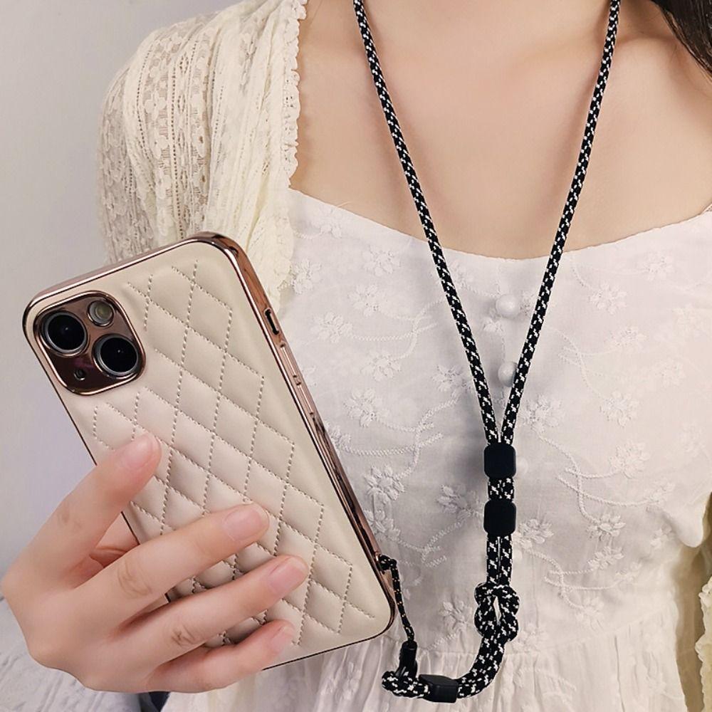 Crossbody Hand-woven Woven Rope Ornaments Neck Hanging Cord  Phone Accessories