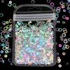 Holographic Circle Nail Glitter Sequins Laser Silver Gold Round Flakes DIY Manicure Design Nail Art Decorations Accessories