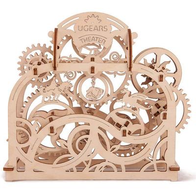 Ugears Театр Деревянная поделка Без клея и инструментов Инструкция по сборке для взрослых Включена Головоломка, Модель, Требуется, Мужчины, 70002,