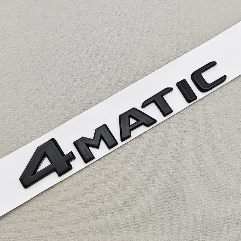 3D ABS Chrome Car Letters Logo A45 A45 S TURBO 4MATIC Stickers Rear Trunk Emblem Badge For Mercedes Benz AMG A45 A45S W177 W176 BC2
