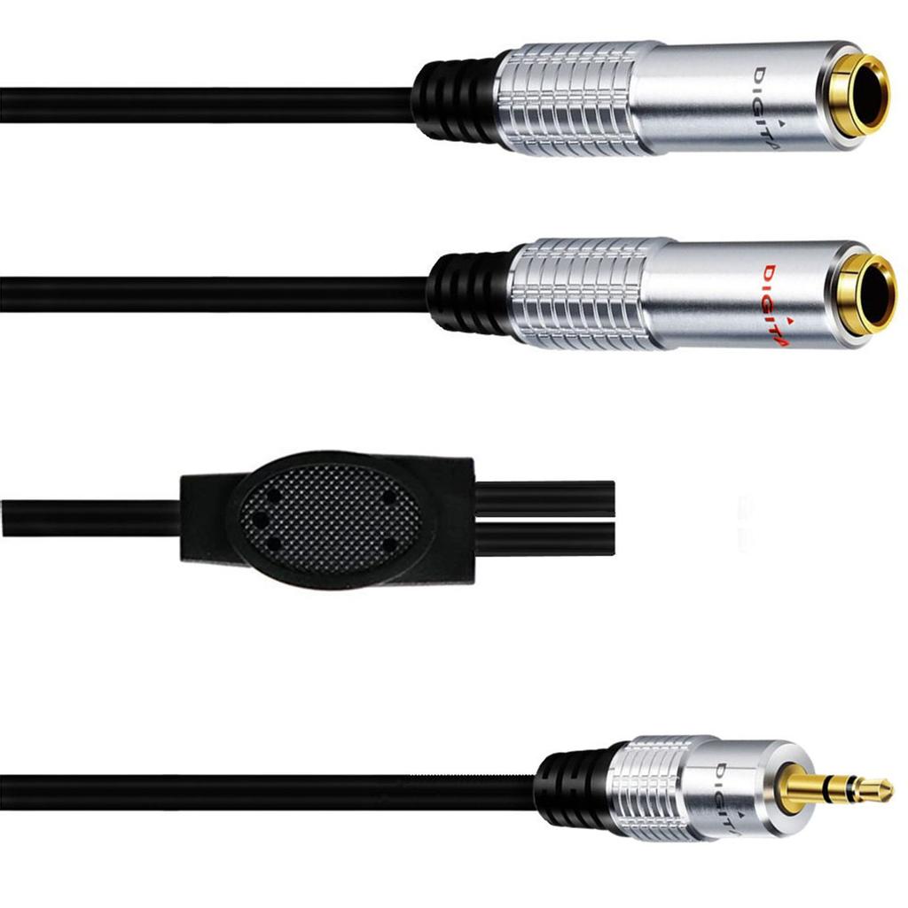 3.5mm to 6.35mm Microphone Cable 6.35mm Female to 3.5mm Male Mic Cable Balanced Shielded 6.35mm Cable for Mic Mixer