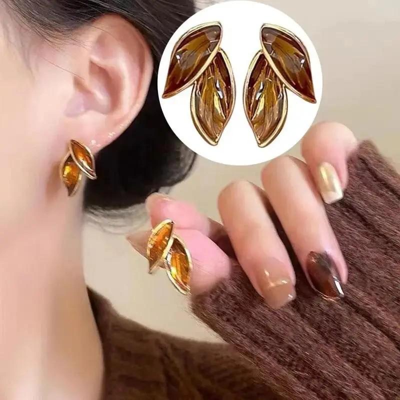 925 Silver Needle Korean Fashion Long Chain Tassel Earrings For Women Metal Earing Jewelry Trending Women's Drop Earrings