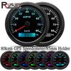 HD 85 мм GPS Спидометр 0-80 км/ч Датчик Скорости 7 Цветов Подсветки для Морского Судна Автомобиля Грузовика Держатель Диаметром 85 мм(Вариант)