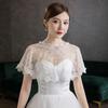 Elegant Spring and Summer Lace Thin Wedding Bride Bridesmaid Evening Dress Mesh Shawl