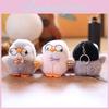 Cute Penguin Cartoon Pendant Plush Keychain Material Bag Charm Doll Accessories