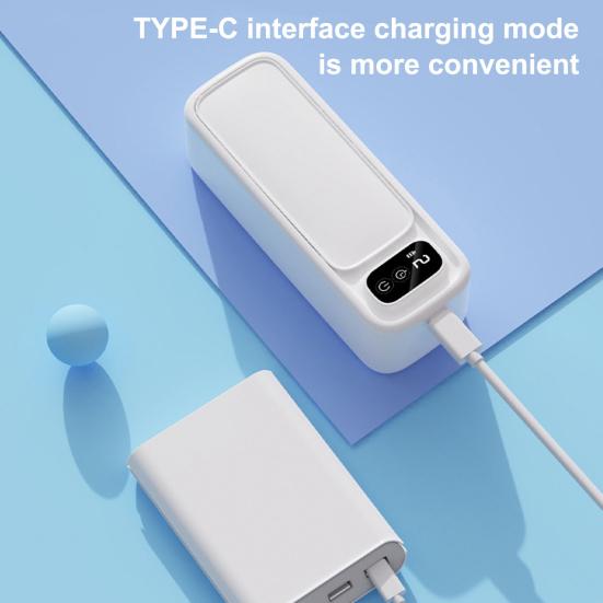 Ультразвуковой очиститель ювелирных изделий 45 кГц, емкость резервуара для воды 300 мл, цифровой таймер, машина для чистки колец и очков