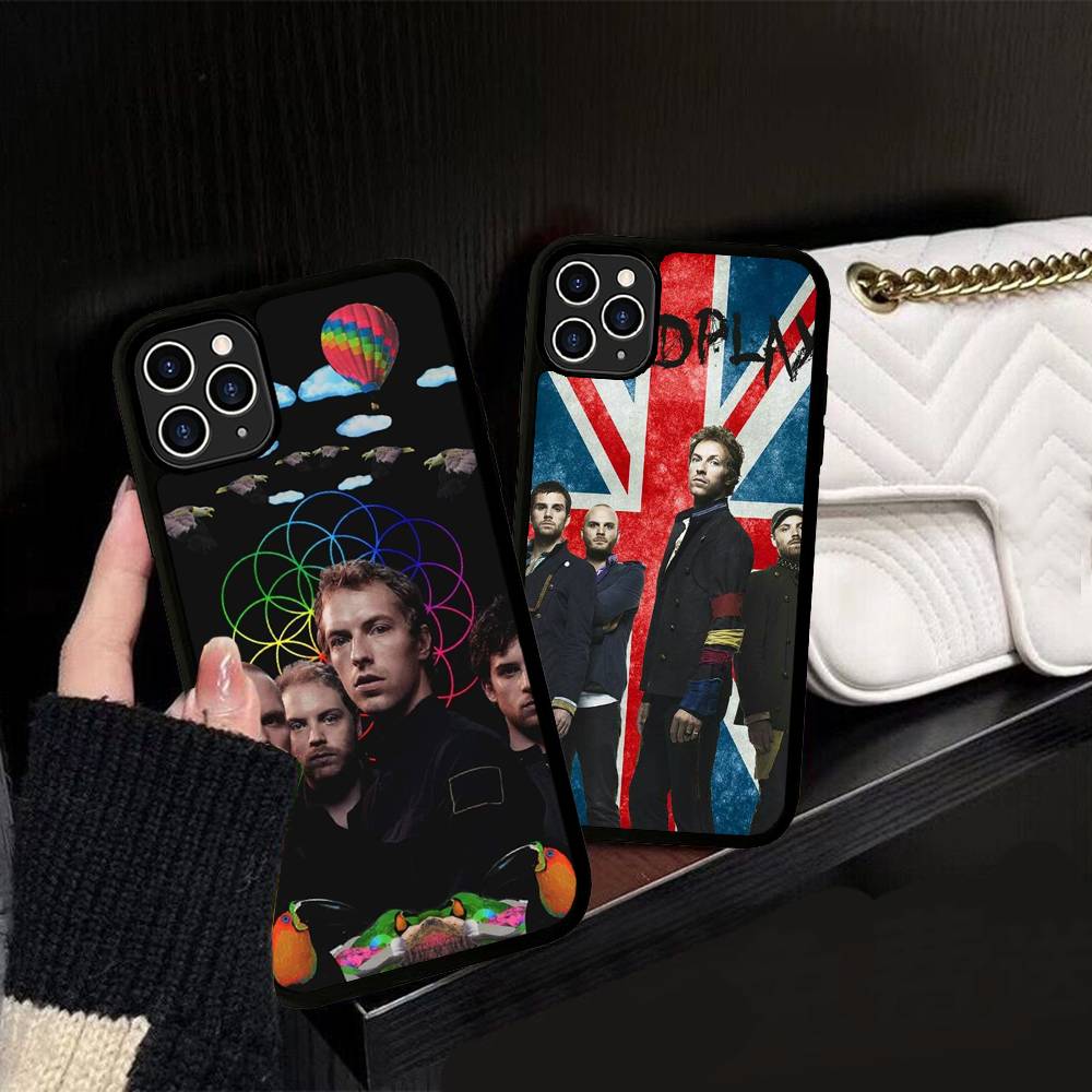 Поп-рок группа C-Coldplay Чехол для телефона для iPhone 16 15 14 13 12 11 Pro Max Plus Ударопрочный Жесткий чехол из ТПУ+ПК