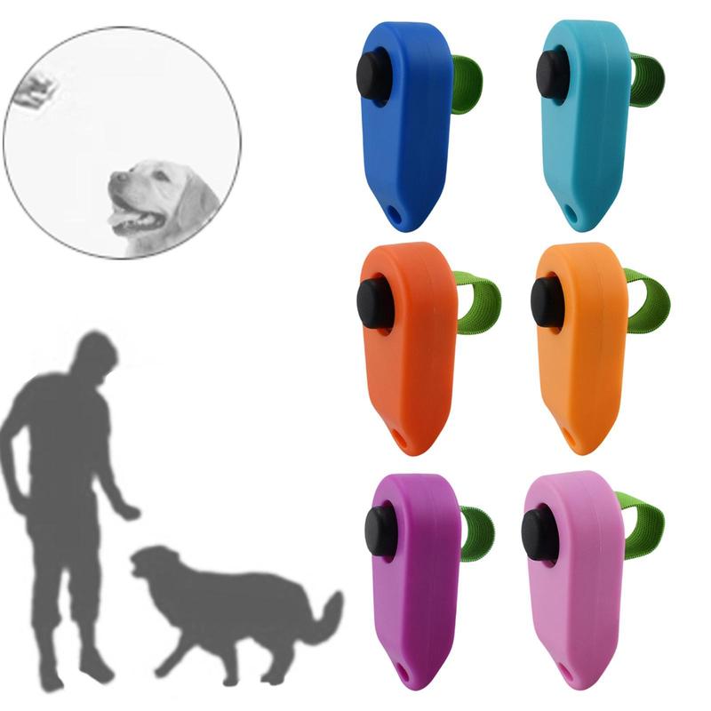 Dog Training Clicker Portable Obedience Aid Tool Pet Trainer Sound Clicker for Puppy Kitten Cat Training Supplies Accessories