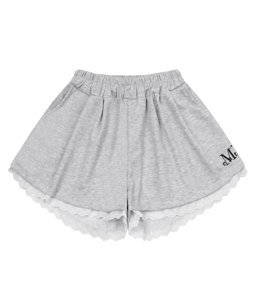 MUCENT Meroni Lace Point Half Pants (2 Colors)