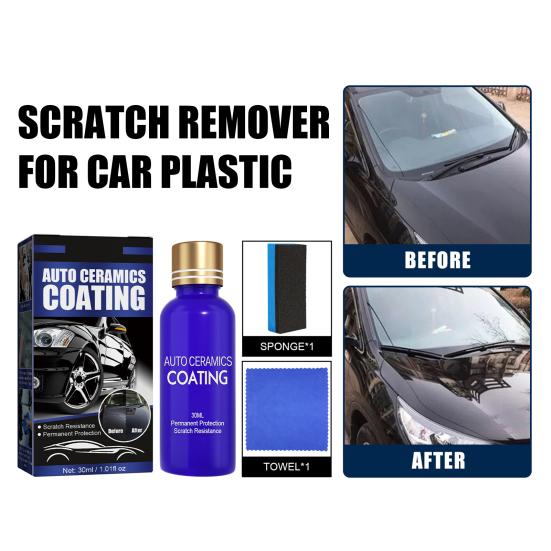 Автомобильные пластиковые детали Refurbish Agent Scratch Remover Длительная защита Easy Applicator Car