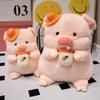 Kawaii 35/45cm Stuffed Animals Fruit Tea Pig Grape Cherry Carrot Super Soft Dolls Girls Boys Birthday Gifts Home Decor Pillow