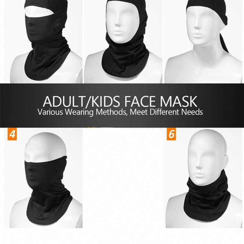 1 шт. Балаклава Маска для лица, Защита от УФ-лучей Лыжная маска для мужчин и женщин Солнцезащитный капюшон Велоспорт, Альпинизм, Бег, Пеший туризм Аксессуары для занятий спортом на открытом воздухе
