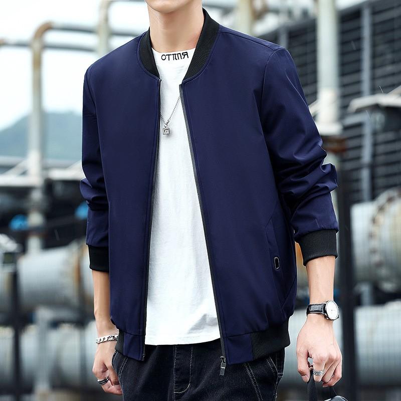 Мужская корейская куртка Весенне-осенняя одежда Новая молодежная бейсбольная одежда Повседневная универсальная куртка большого размера Мужской трендовый топ